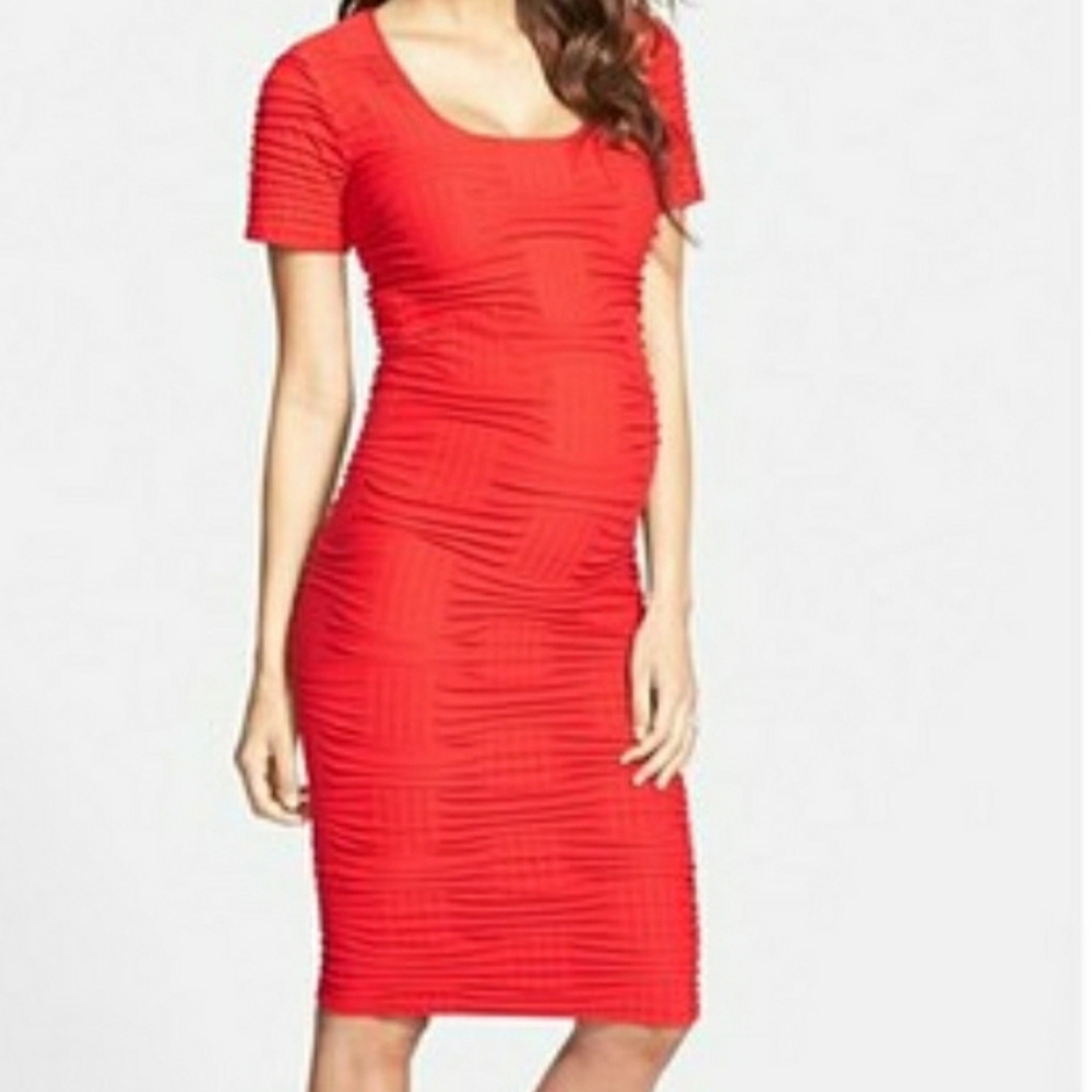 Ruched Maternity Dress by Tees by Tina NWT